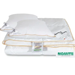 Dyne pude sæt - Sommerdyne 240x220 cm + 2 puder med gåsedun - Sommer gåseduns dyne og pude sæt - Borg Living