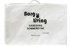 Dyne pude sæt - Sommerdyne 150x210 cm + pude med gåsedun - Sommer gåseduns dyne og pude sæt - Borg Living