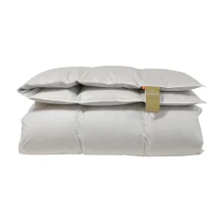 Edderdunsdyne - Helårsdyne med 100% edderdun og kashmir vår - 140x220 cm - Eksklusiv Dansk produceret dyne