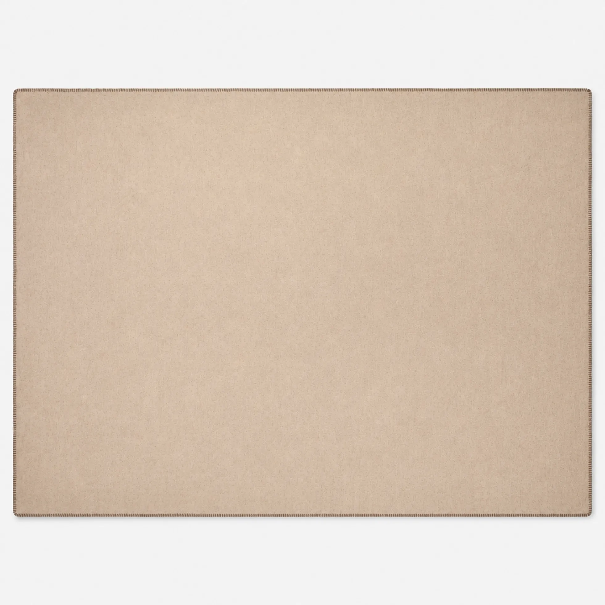 Eksklusiv uldplaid - 100% Uld - 140x200 cm - Ekstra kraftig kvalitet - Oslo Natur