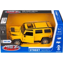 Elektrisk legetøjsbil - SUV - Gul metal - MSZ