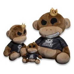 First Grade Monkey bamse - Squish Heads - 60 cm