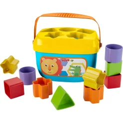 Fisher-Price Baby's First Blocks puttekasse med 10 klodser