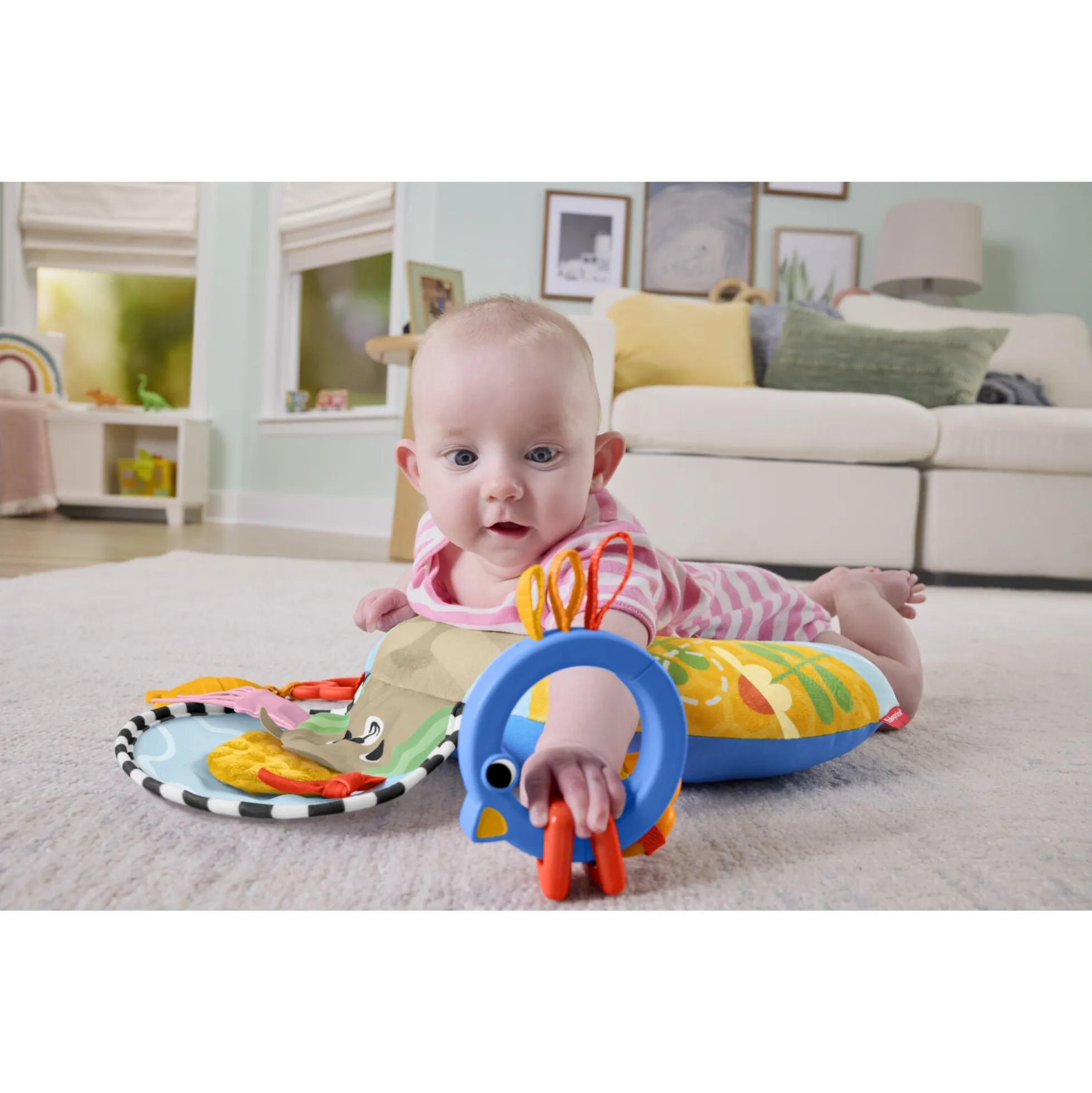 Fisher-Price Balanced Beginnings mavekile med aktivitetslegetøj - 31 cm