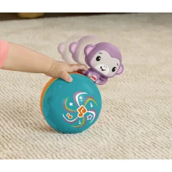 Fisher-Price Crawl & Go rullende lilla abe med musik