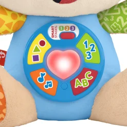 Fisher-Price Laugh & Learn Smart Stages Hvalp musikbamse med 80+ lyde og sange - 30 cm