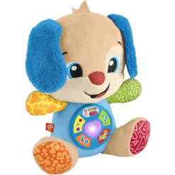 Fisher-Price Laugh & Learn Smart Stages Hvalp musikbamse med 80+ lyde og sange - 30 cm