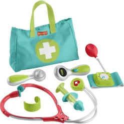 Fisher-Price lægesæt med lægetaske og doktorudstyr - 7 dele