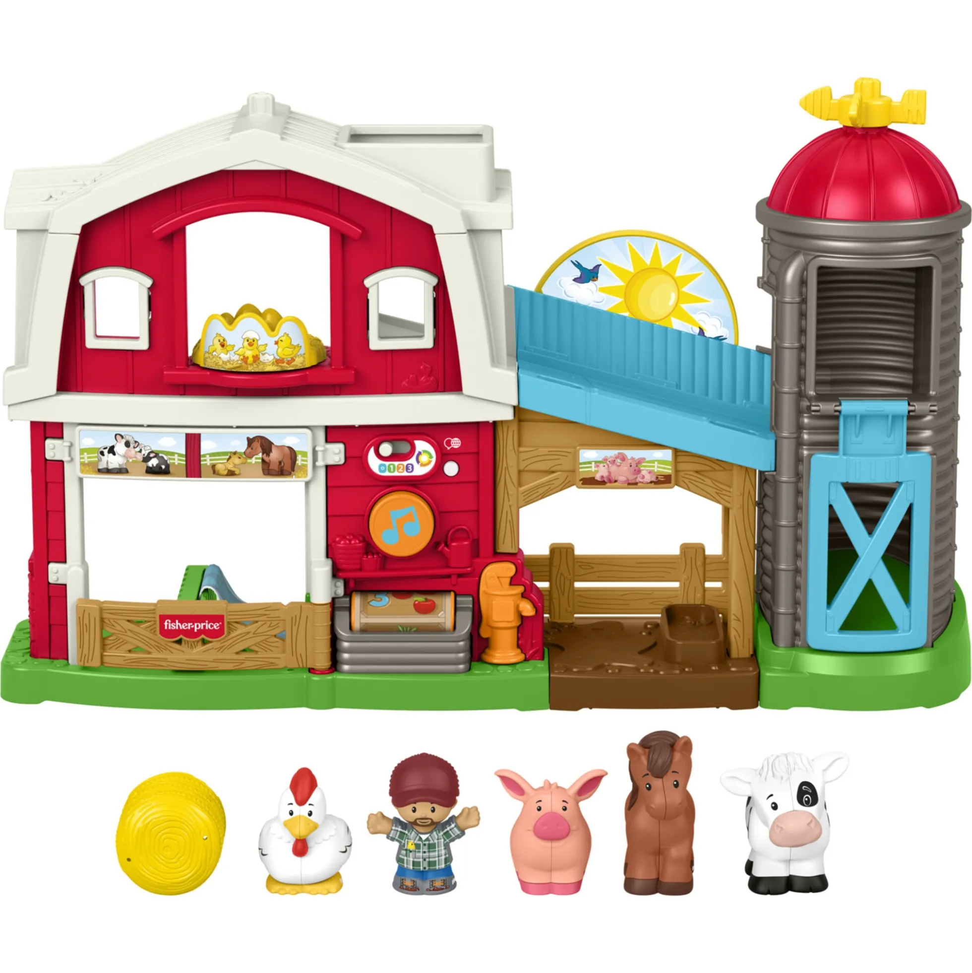 Fisher-Price Little People interaktiv bondegård med 5 figurer