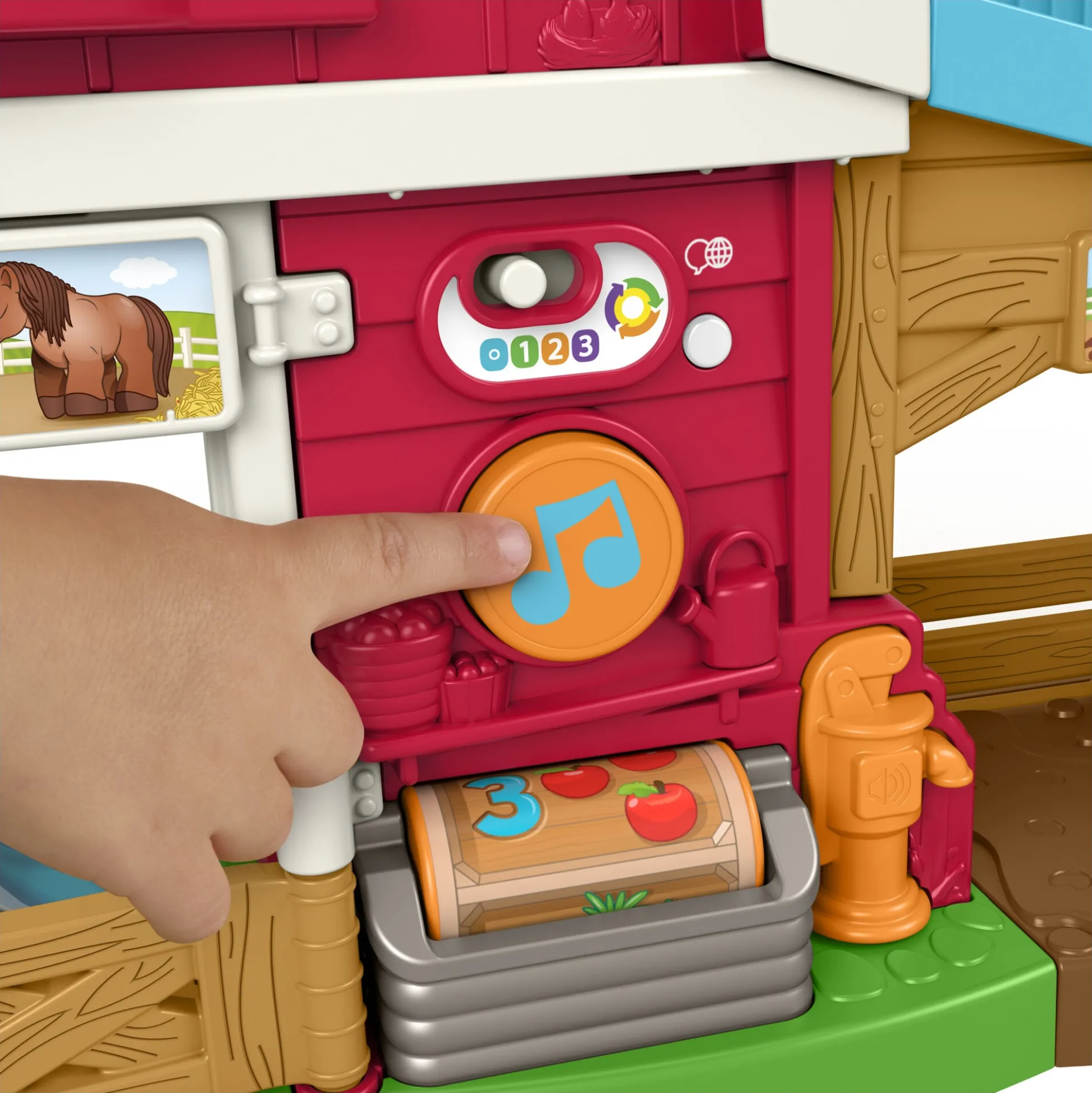 Fisher-Price Little People interaktiv bondegård med 5 figurer
