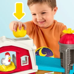 Fisher-Price Little People interaktiv bondegård med 5 figurer