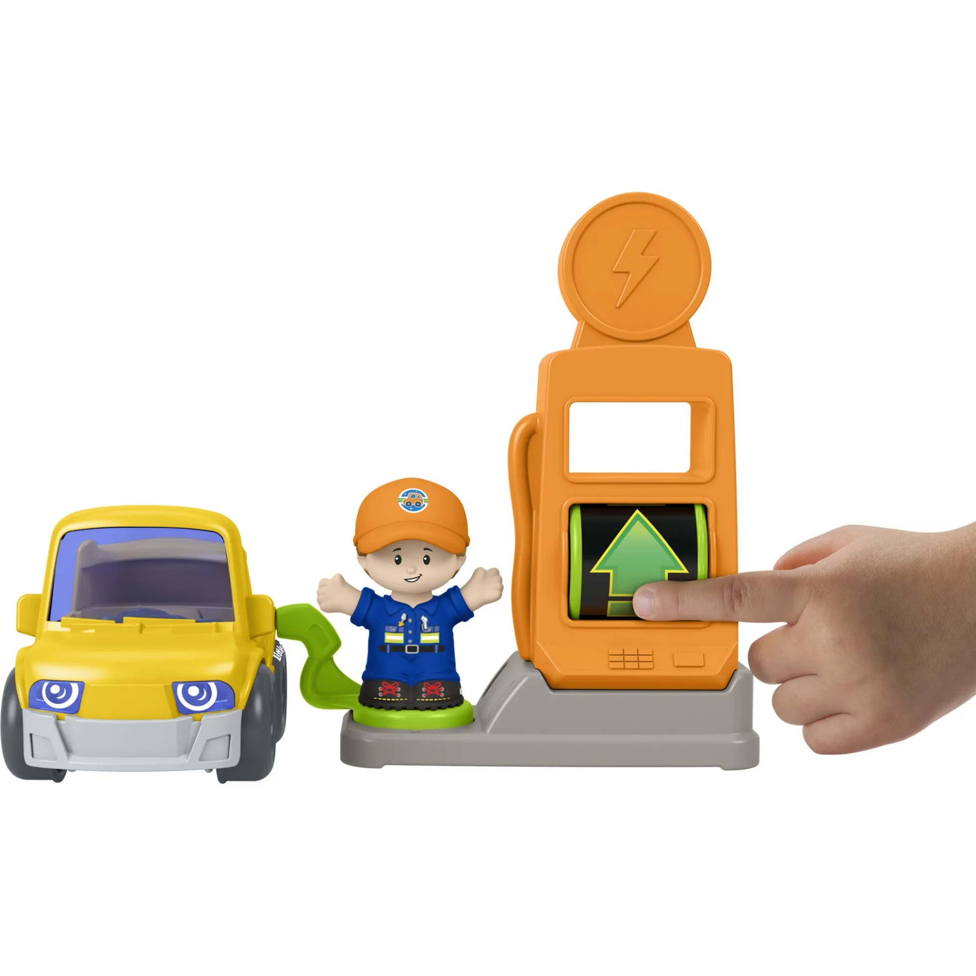 Fisher-Price Little People servicestation med bilvask og figurer