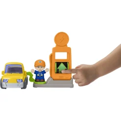 Fisher-Price Little People servicestation med bilvask og figurer