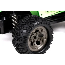 Fjernstyret Brave offroad bil med genopladeligt batteri og 2,4 GHz styring - Grøn - 1:12