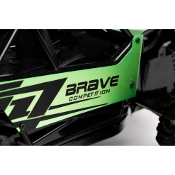 Fjernstyret Brave offroad bil med genopladeligt batteri og 2,4 GHz styring - Grøn - 1:12