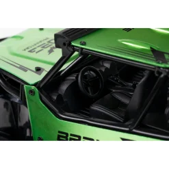 Fjernstyret Brave offroad bil med genopladeligt batteri og 2,4 GHz styring - Grøn - 1:12