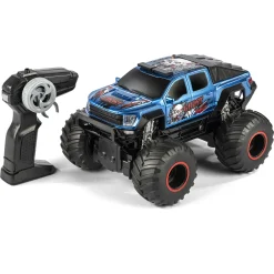 Fjernstyret crash monster truck med deformation, damp, lys og lyd - 2.4 GHz styring - 1:16