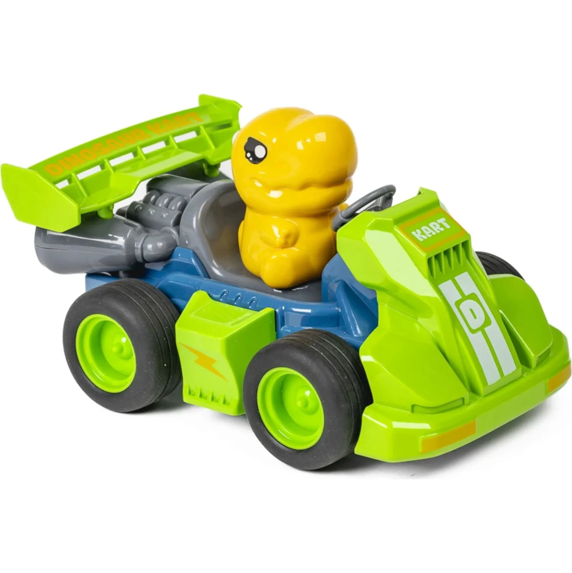 Fjernstyret dinosaur i gokart med lys og lyd - 2.4GHz styring