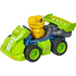 Fjernstyret dinosaur i gokart med lys og lyd - 2.4GHz styring