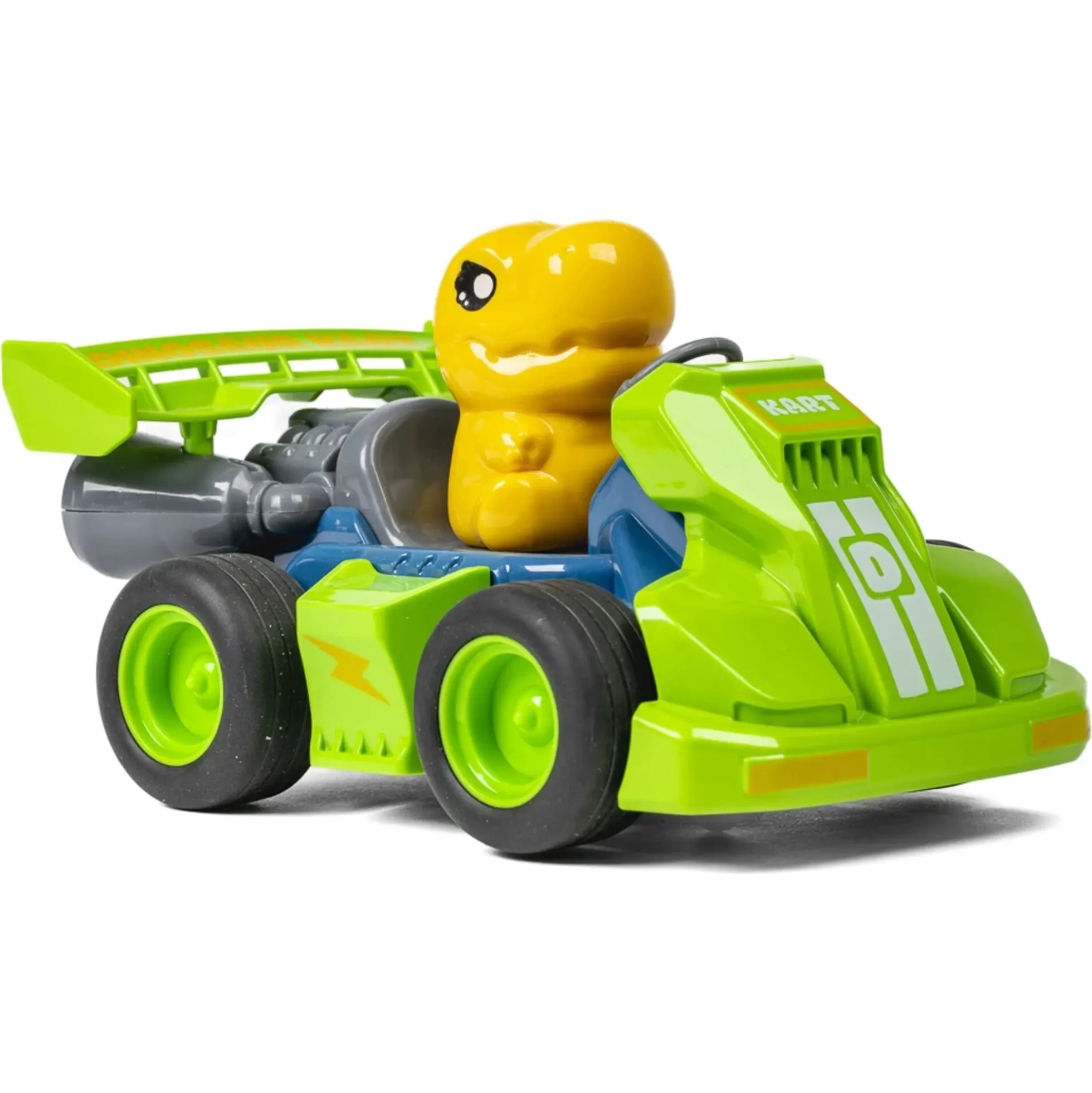 Fjernstyret dinosaur i gokart med lys og lyd - 2.4GHz styring