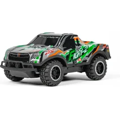 Fjernstyret monster truck med lys og 2,4 GHz styring - Grøn - 1:24