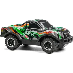 Fjernstyret monster truck med lys og 2,4 GHz styring - Grøn - 1:24