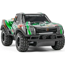 Fjernstyret monster truck med lys og 2,4 GHz styring - Grøn - 1:24