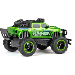 Fjernstyret Raptor Runner offroad bil med genopladeligt batteri - Grøn - 1:12