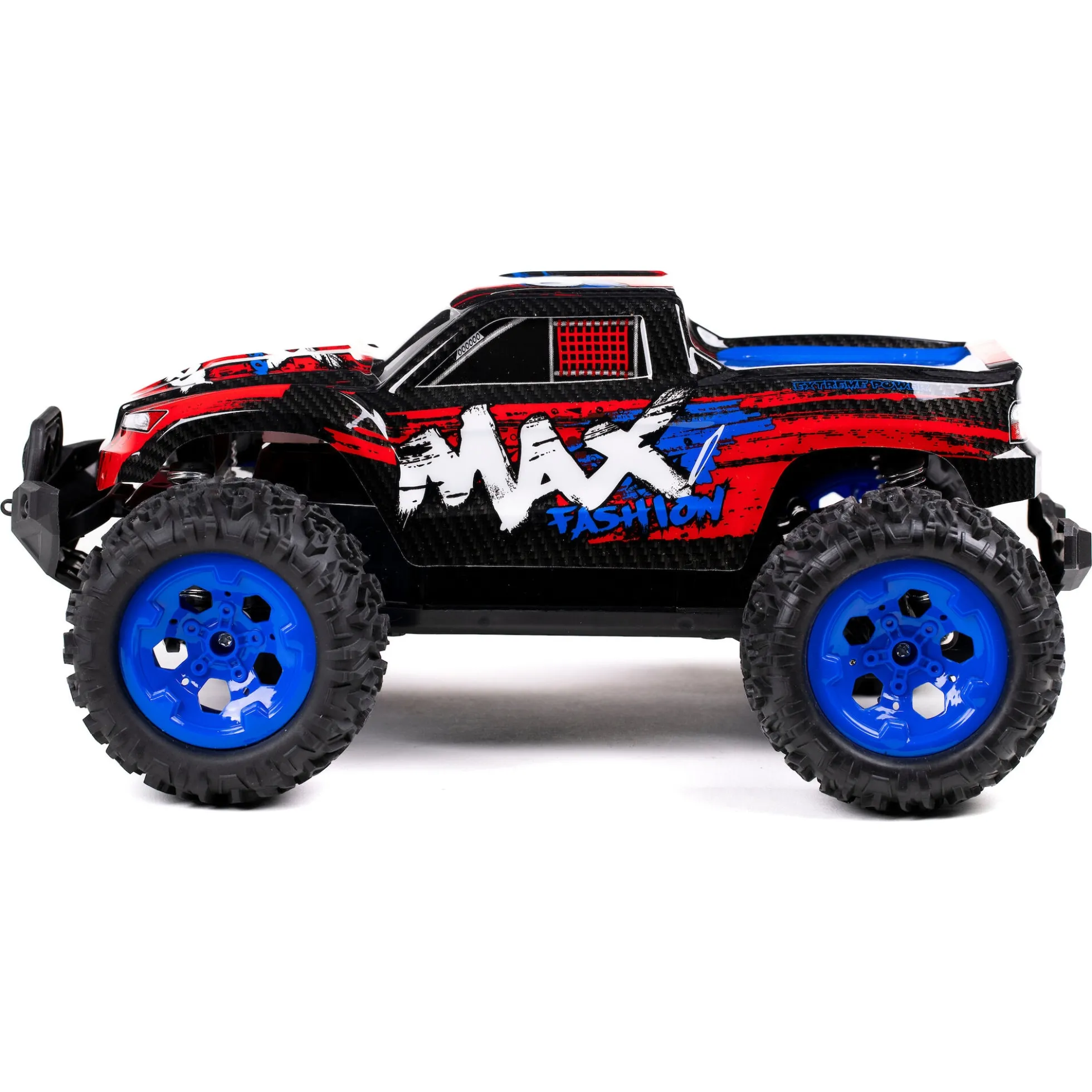 Fjernstyret Sneak Max offroad bil med genopladeligt batteri og 2,4 GHz styring - Rød - 1:12