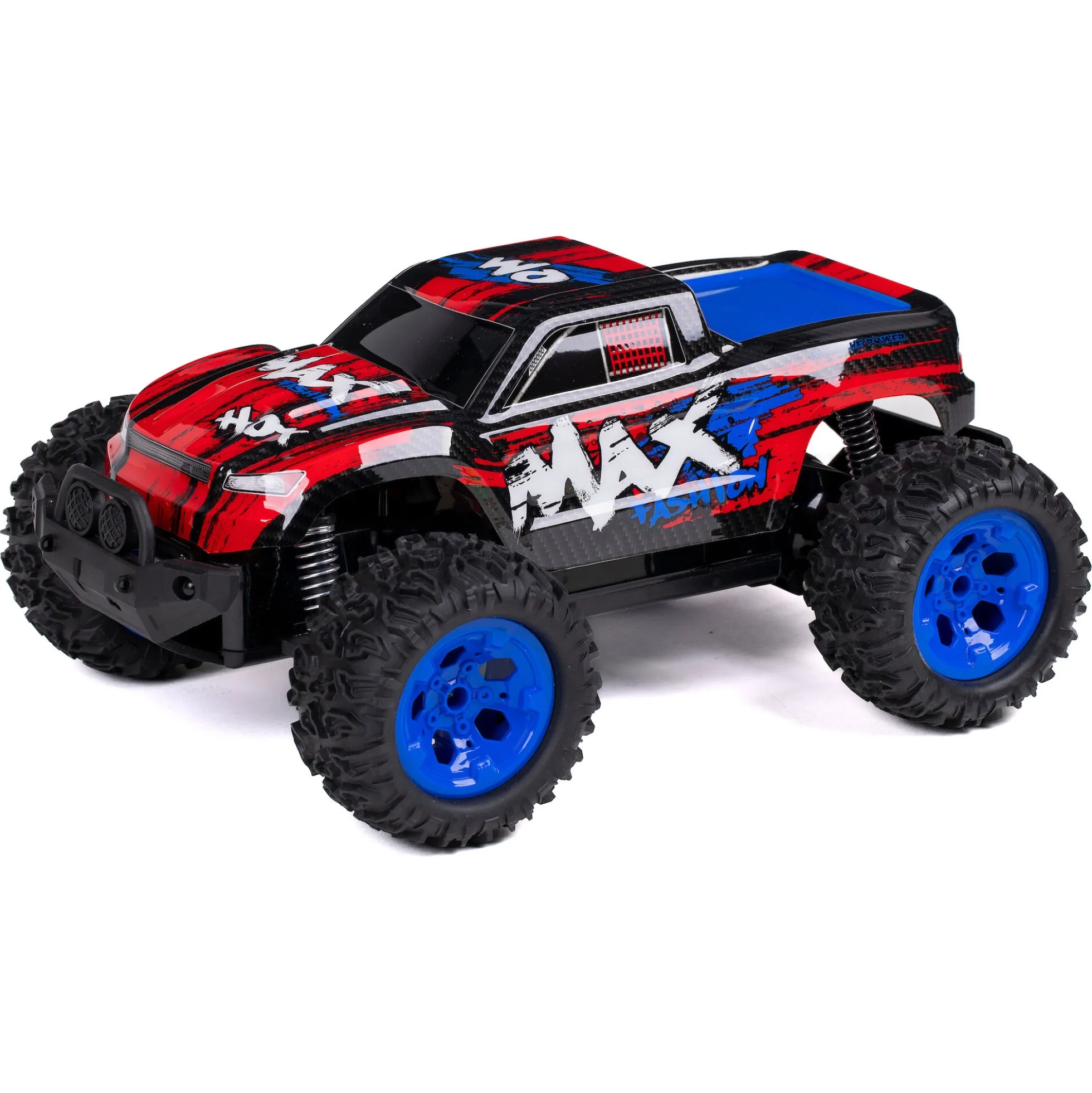 Fjernstyret Sneak Max offroad bil med genopladeligt batteri og 2,4 GHz styring - Rød - 1:12