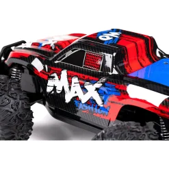 Fjernstyret Sneak Max offroad bil med genopladeligt batteri og 2,4 GHz styring - Rød - 1:12