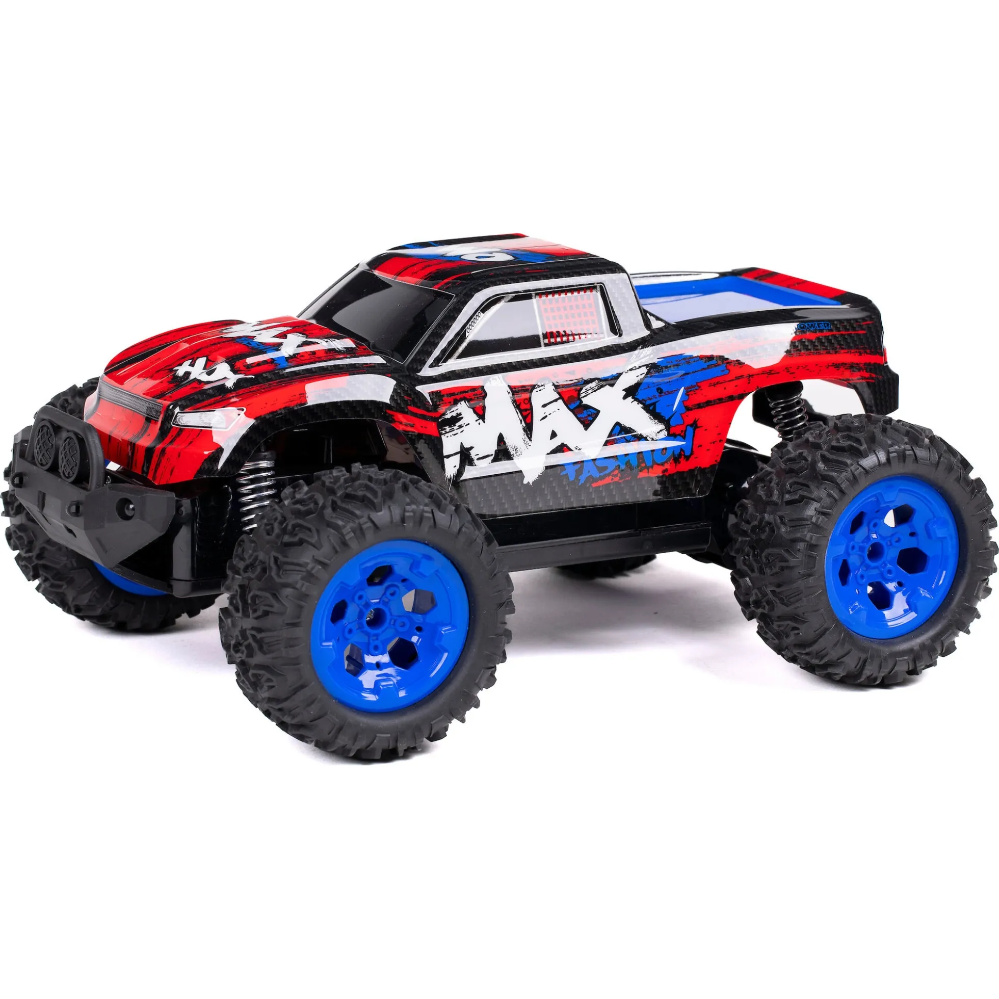 Fjernstyret Sneak Max offroad bil med genopladeligt batteri og 2,4 GHz styring - Rød - 1:12