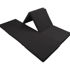 Foldemadras - Dobbelt - Populær som gæstemadras - 6 cm komfort skum - Nordstrand Home sort skummadras