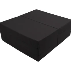 Foldemadras - Populær som gæstemadras - 8 cm komfort skum - Nordstrand Home sort single skummadras