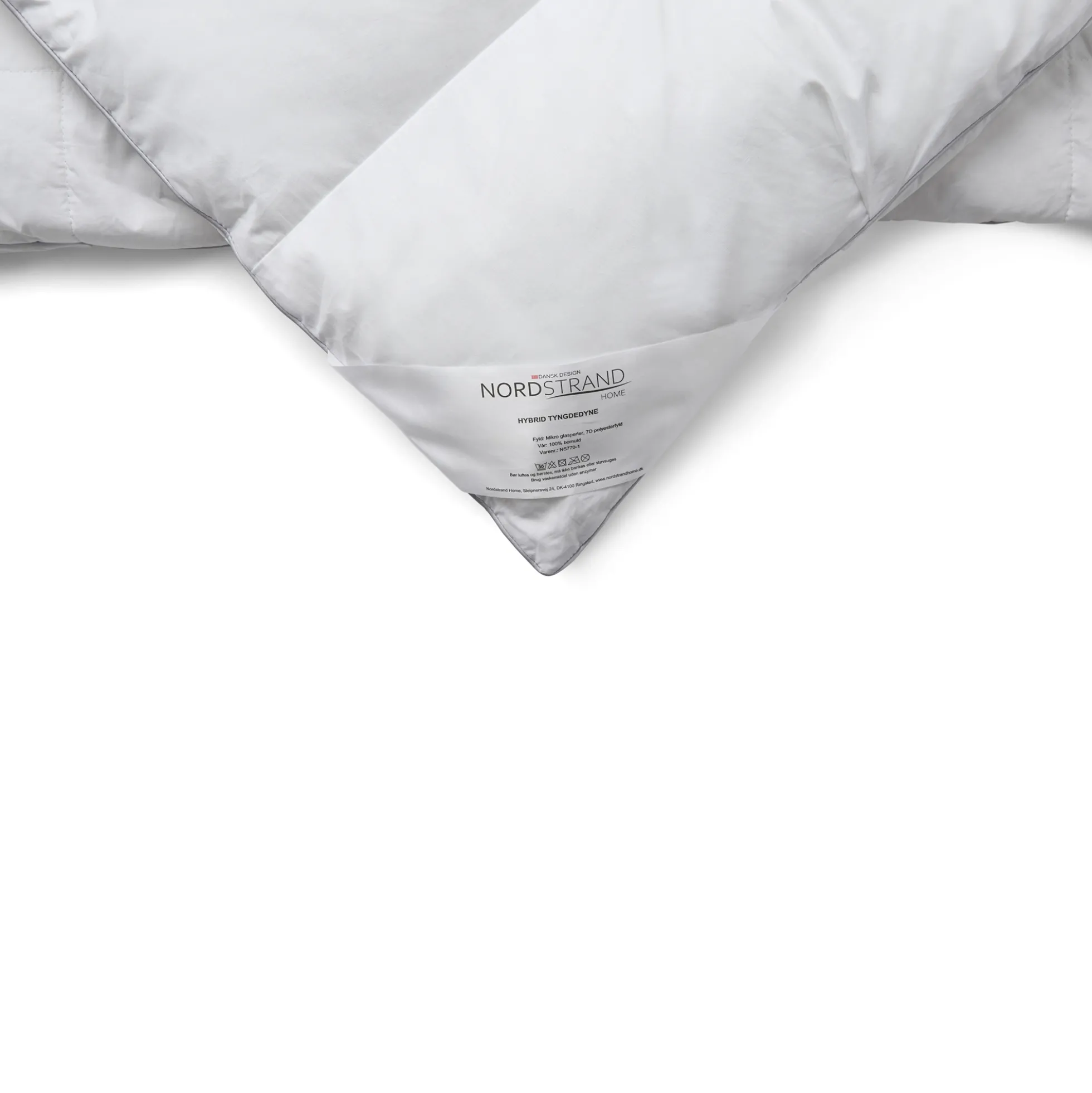 Fyldig hybriddyne 5 kg vægtdyne med glasperler - 140x200 cm - Helårsdyne ekstra tung - Lun kugledyne fra Nordstrand Home