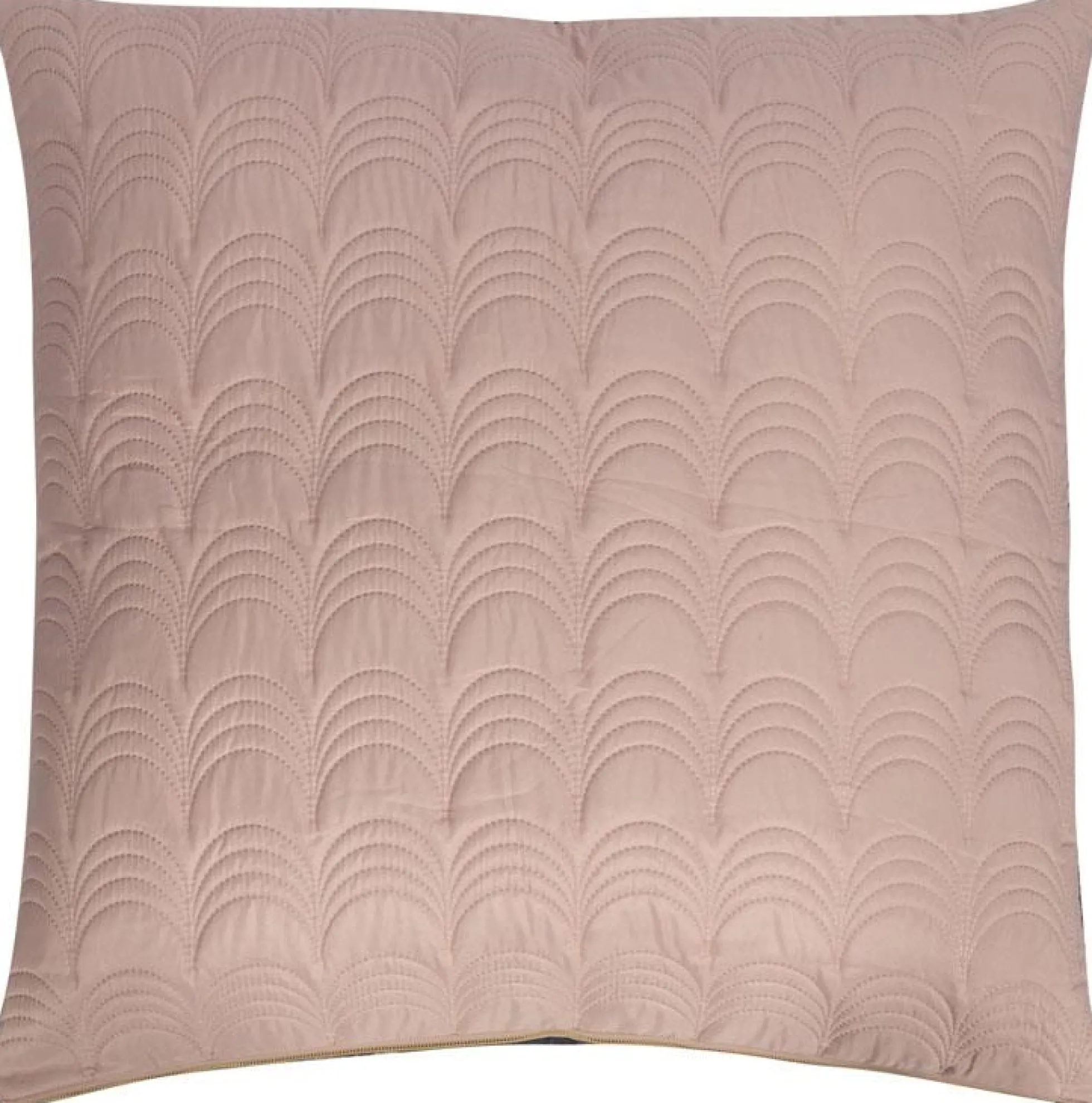 Gavlpude - 80x80 cm - Vendbar Rosa & Antracit - Gavlpude til sengen