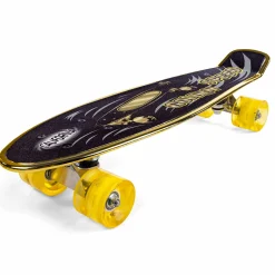 Golden Speed skateboard 56x15 cm - Med LED lys
