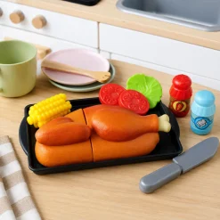 Grillkylling legemad til legekøkken - 9 dele