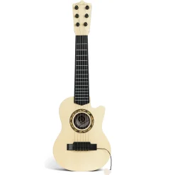 Guitar til børn med 6 metalstrenge og plekter - 54 cm
