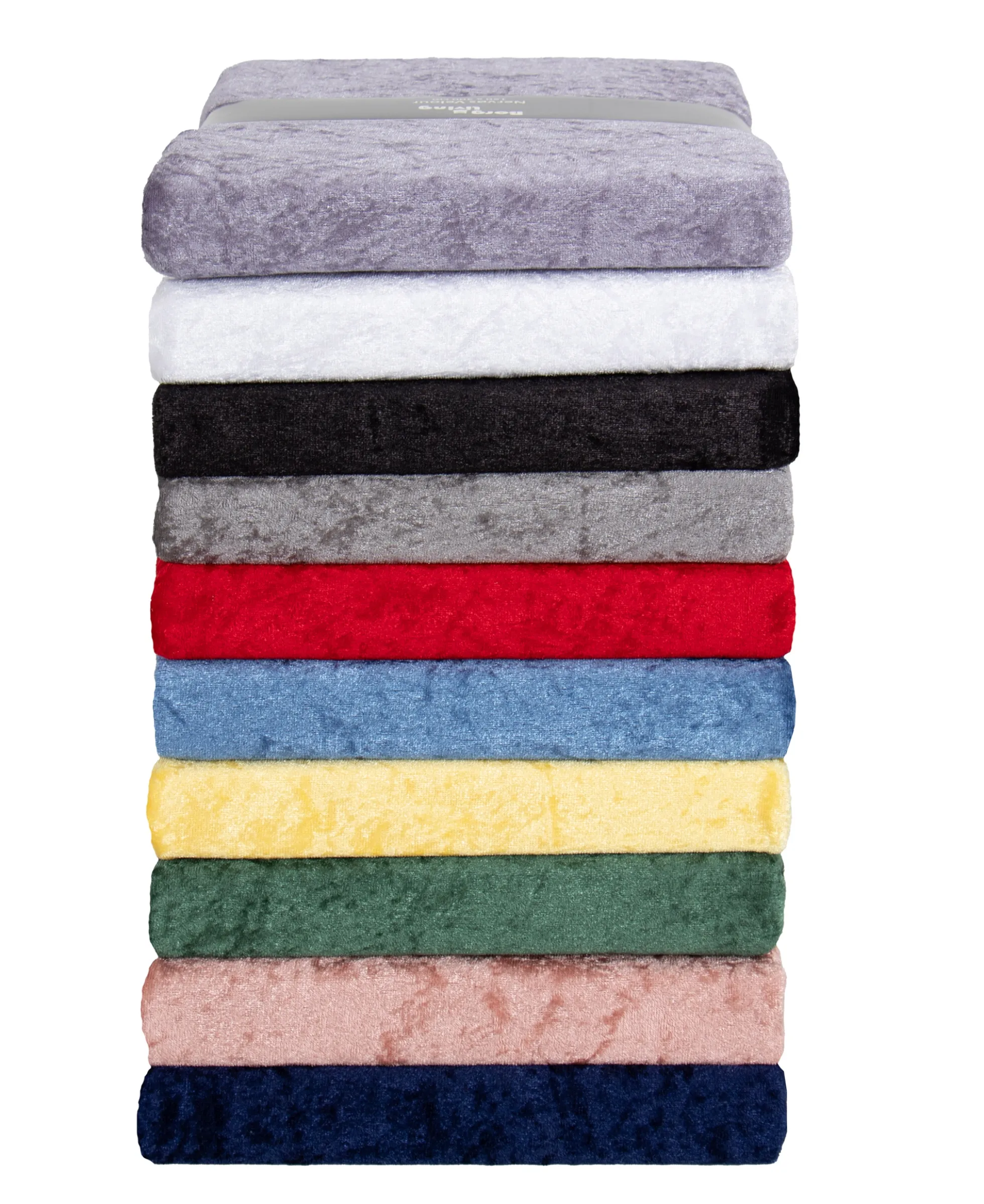 Gul velour dug - 15 meter dug - Nervøs velour - Blødt velour stof til borddug - Pakker med 3 meter