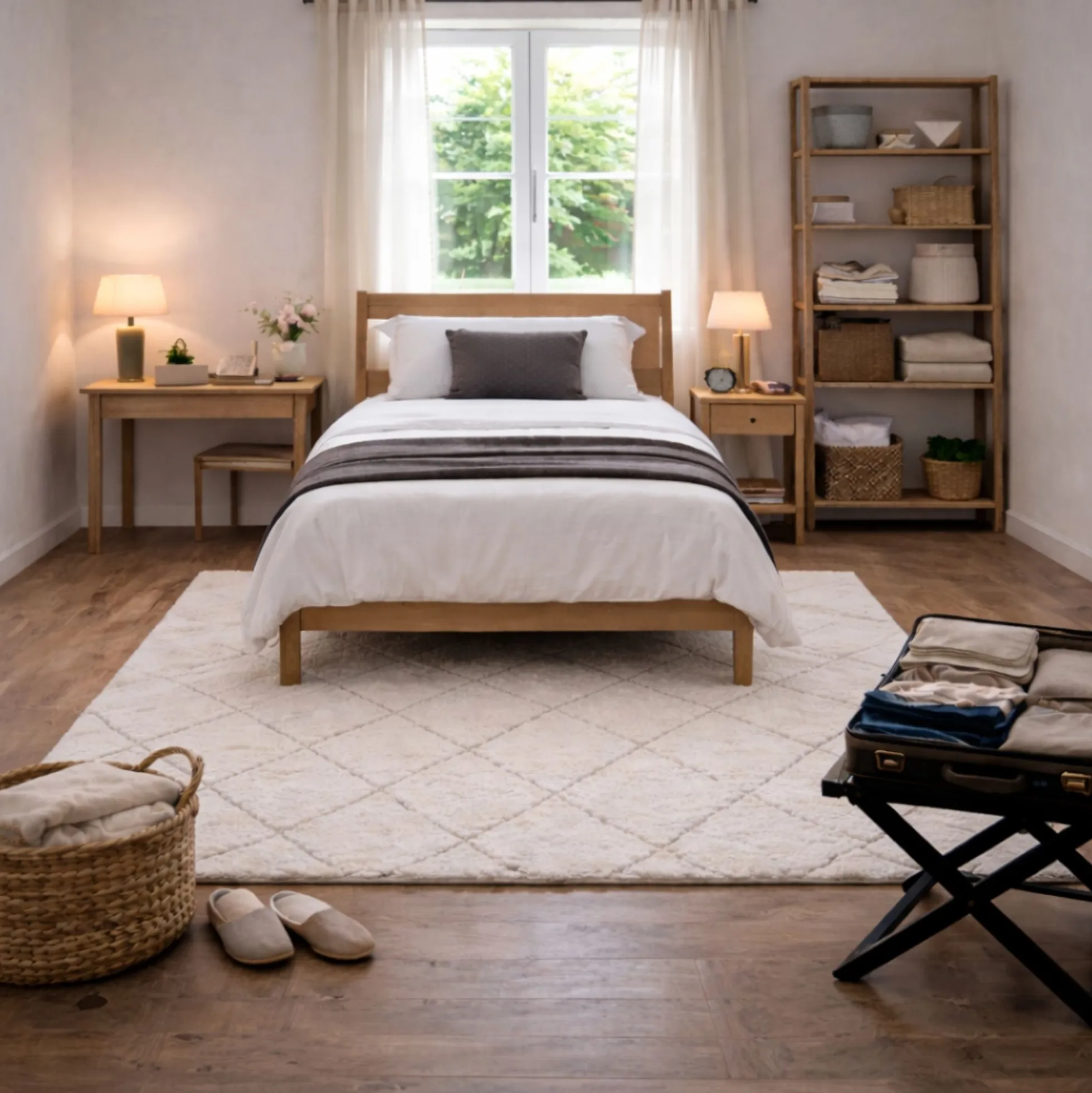 Gulvtæppe - Shaggy - 160x230 cm - Creme - Ideal Shaggy - Nordstrand Home