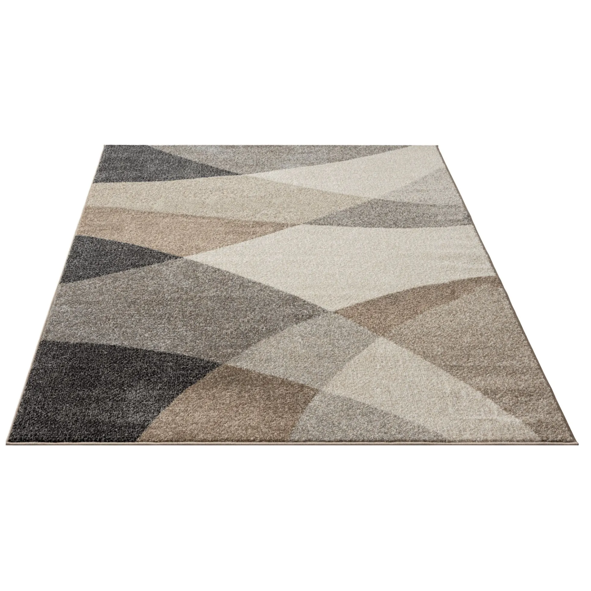 Gulvtæppe - 140x200 cm - Beige med mønster - Thales - Nordstrand Home