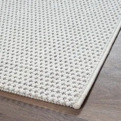 Gulvtæppe - 80x250 cm - Ekstra lang tæppeløber - Creme - Mira - Nordstrand Home