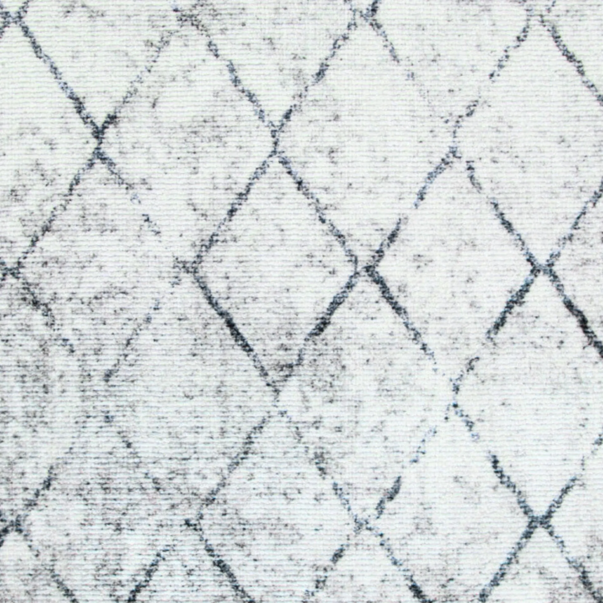 Gulvtæppe 160x230 cm - Løs tæppe med skridsikker bagside - Gråt tæppe med stonewashed effekt - Blødt tæppe fra Nordstrand Home Clara