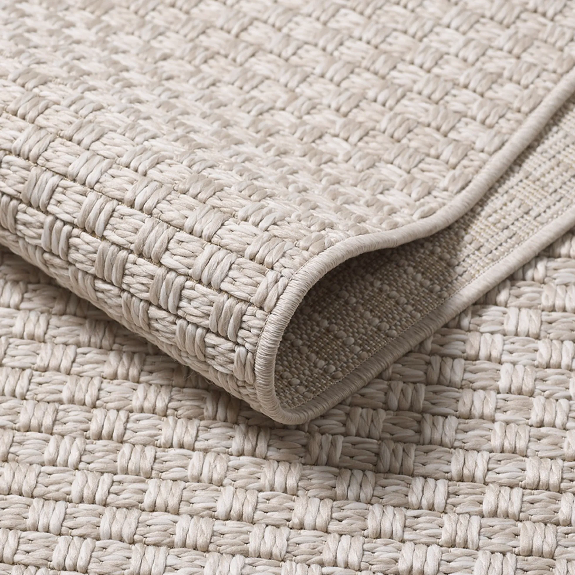 Gulvtæppe - 160x230 cm - Vævet - Beige - Helsinki - Nordstrand Home
