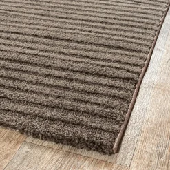 Gulvtæppe - 160x230 cm - Vævet - Brun med mønster - Elio - Nordstrand Home