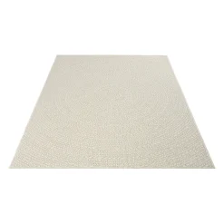 Gulvtæppe - 60x180 cm - Vævet tæppeløber - Creme - Kenzy - Nordstrand Home