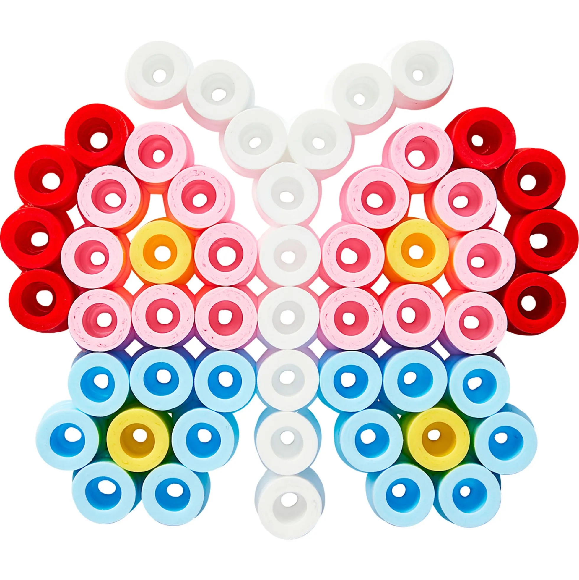 Hama Maxi lille perlesæt - 100 perler og 1 stiftplade - Sommerfugl