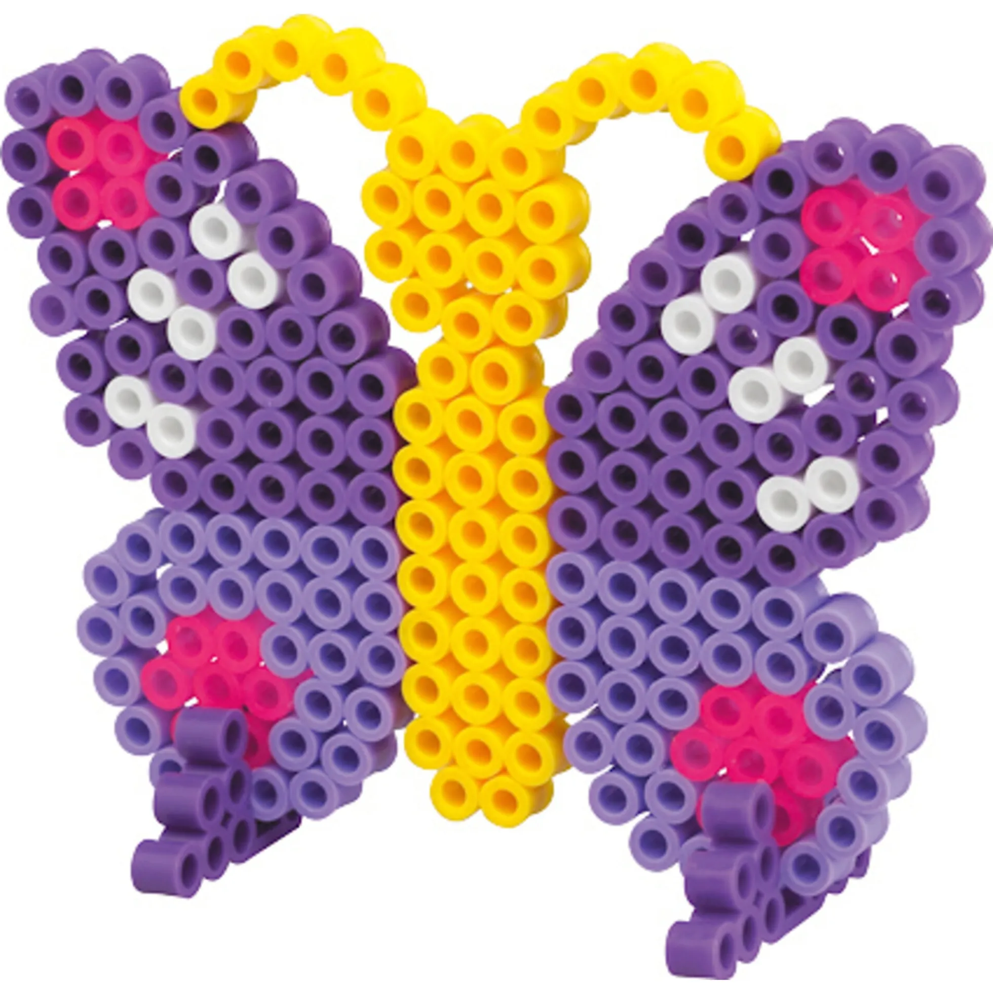 Hama Maxi perlesæt - 250 perler og 1 stiftplade - Sommerfugl