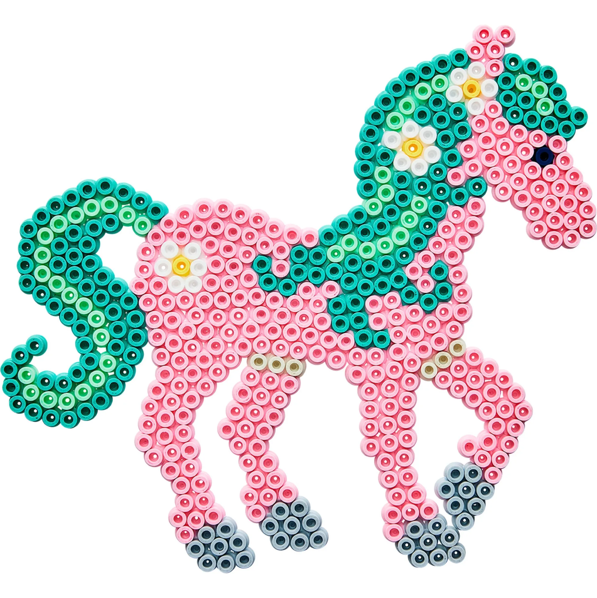 Hama Midi gaveæske - 4000 perler og 2 stiftplader - Enhjørninger